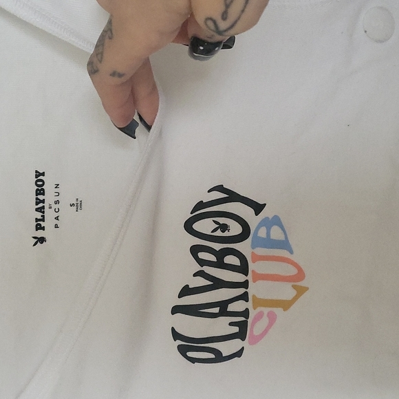 Playboy Cropped Top - Picture 2 of 2